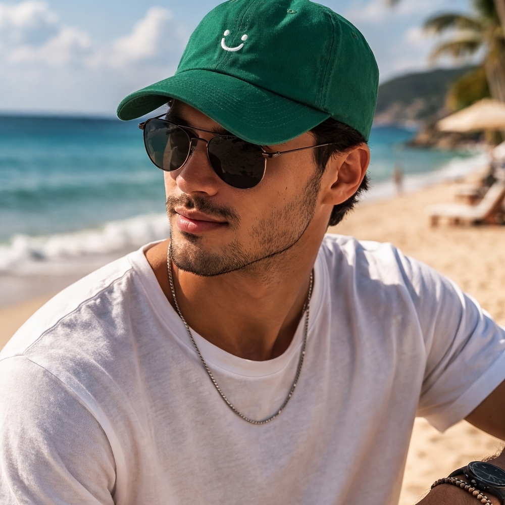 Green Baseball Cap